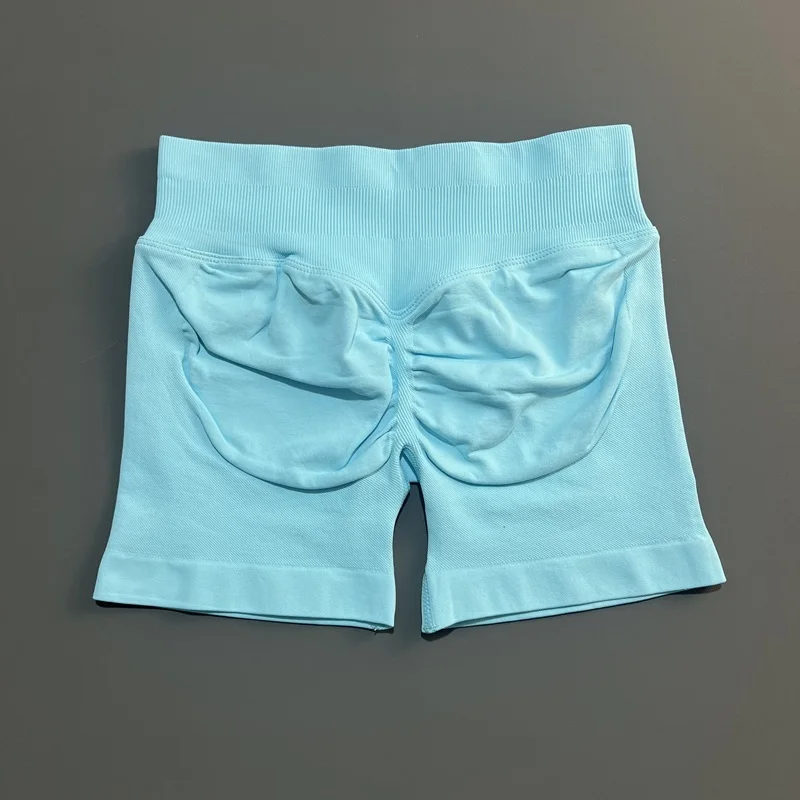 HISTELLO Women’s Seamless Scrunch Booty Sports Shorts – Running, Gym & Yoga - Image 23