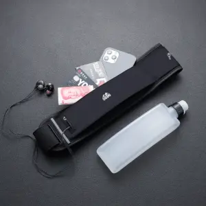 Hydration Running Belt with Water Bottle – Sports Waist Bag for Men & Women