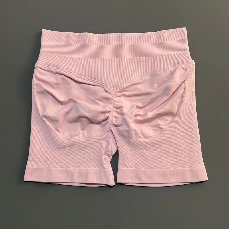 HISTELLO Women’s Seamless Scrunch Booty Sports Shorts – Running, Gym & Yoga - Image 9